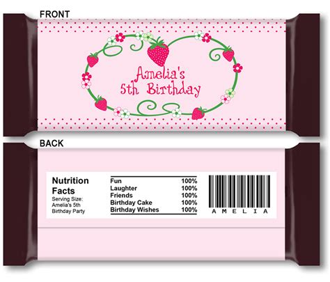 candy wrapper template|free candy wrapper template word.